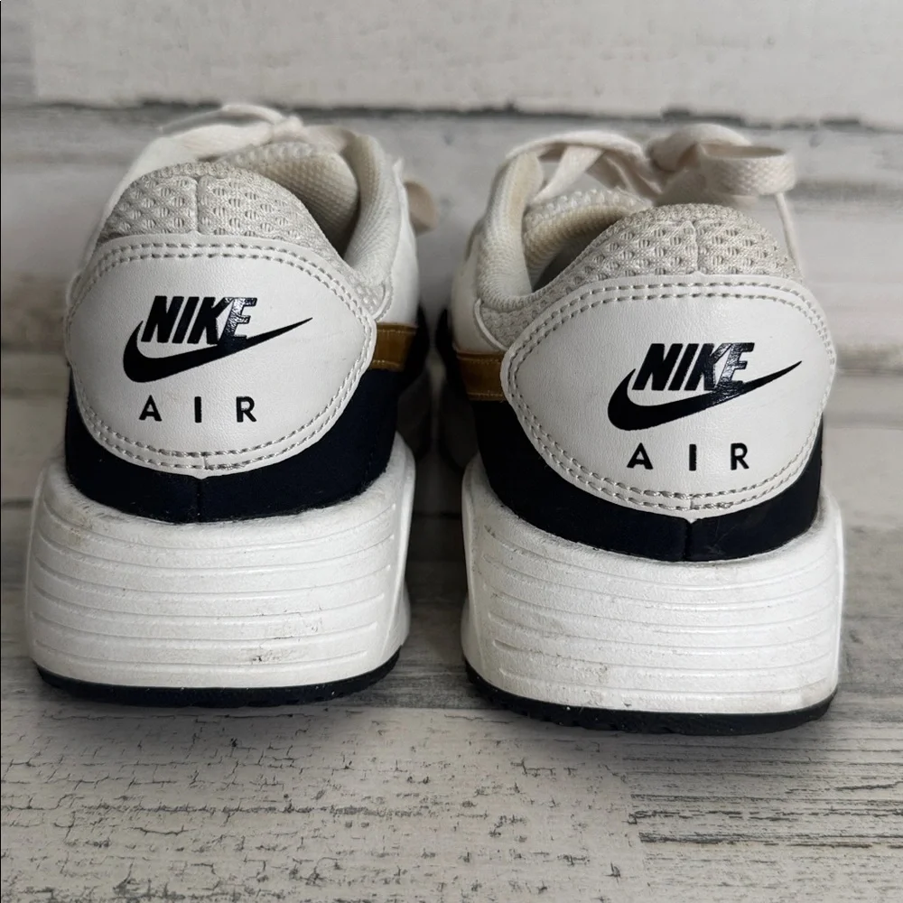 Nike Air Max SC White and‎ Gold Shoes 9.5